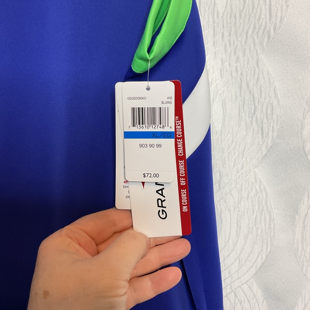 Grand Slam blue and green golf dress XL NWT - Picture 4 of 5